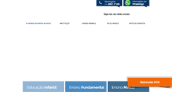 Desktop Screenshot of colegiosaopedro.com.br